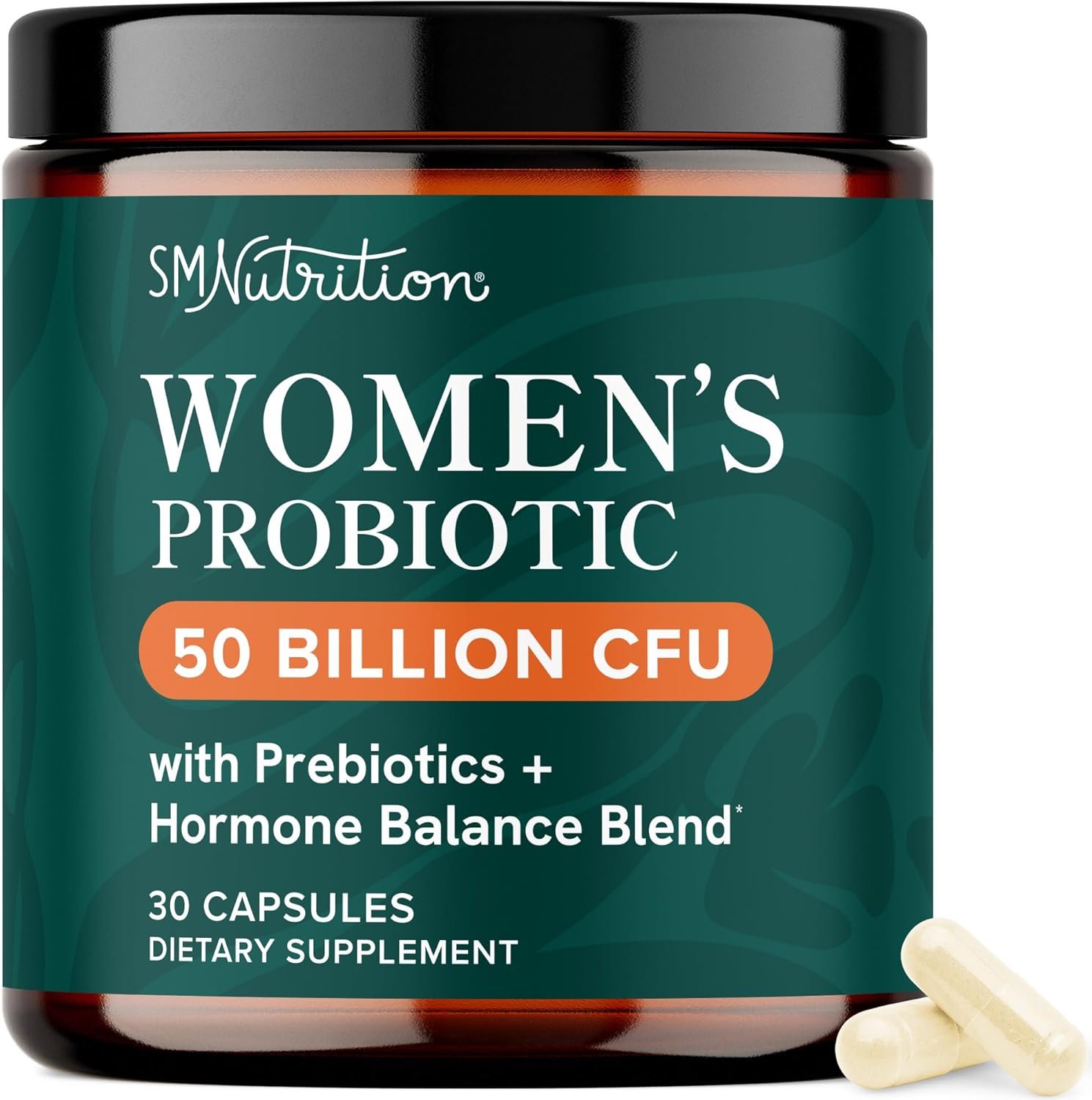 Probiotics for Women | 50 Billion CFU for Vaginal, pH Balance & Digestive Health Support | Female Probiotics with Prebiotics & Hormone Balance Blend | Shelf Stable | Vegan, Gluten-Free | 30 Ct