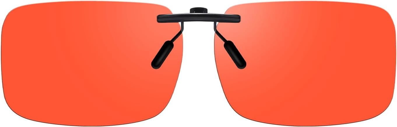 Trysee® Clip On Blue Light Blocking Glasses for Eyes Strain/Light Sensitive/Better Sleep TS309