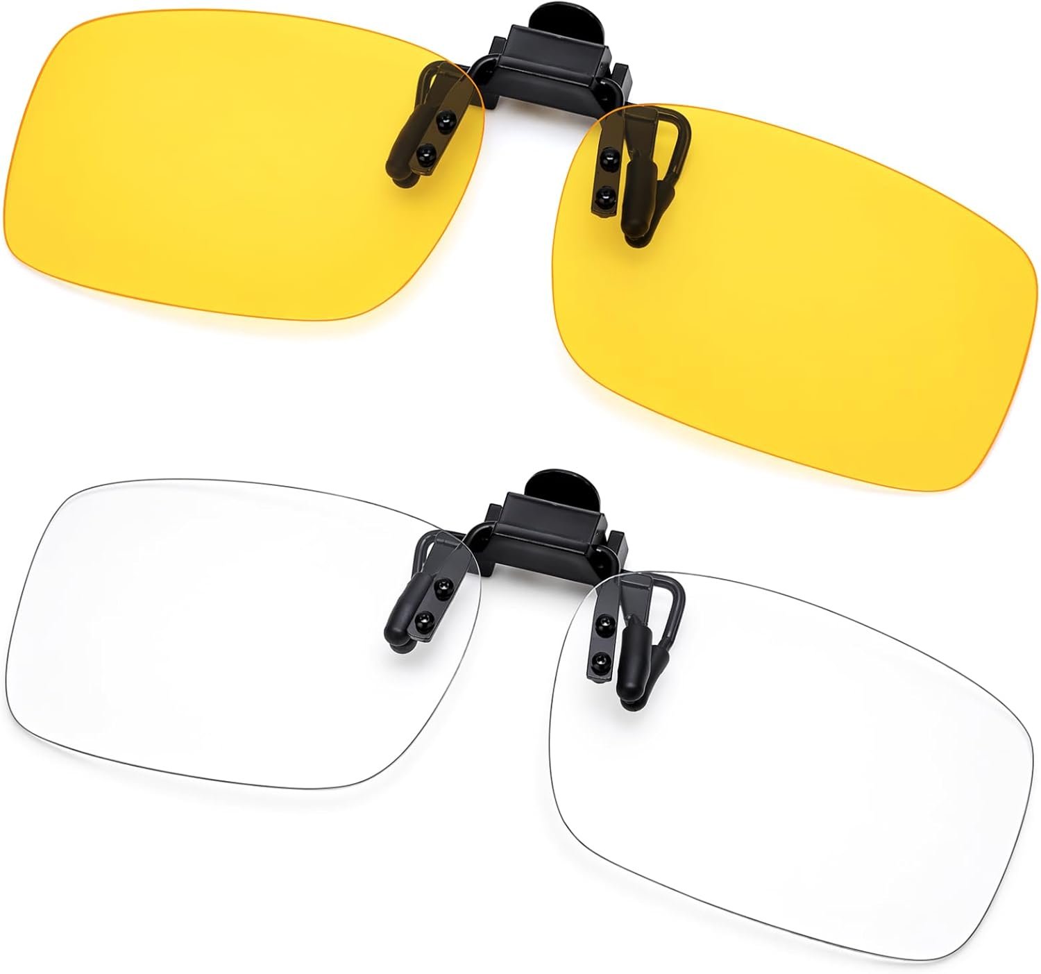 Clip on Blue Light Blocking Glasses for Woman Men, Anti Blue Light Glasses for Day and Night Reading Computer