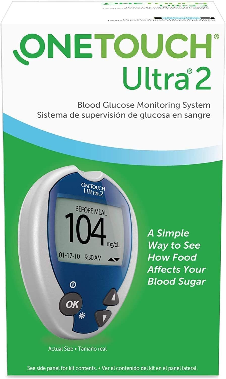 ONE Touch Ultra 2 Blood Monitoring System – Complete Kit (Strips and Supplies Are Not Included)