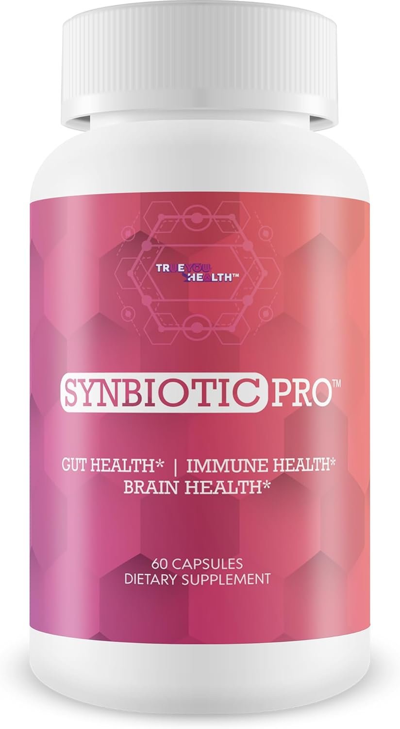 Synbiotic Pro – Our Best Daily Synbiotic Probiotics & Prebiotic – Gut Health – GI Synbiotics Probiotics – Pro Synbiotic Probiotic Plus Prebiotic & Immune Support Vitamins – Synbiotics for Women & Men