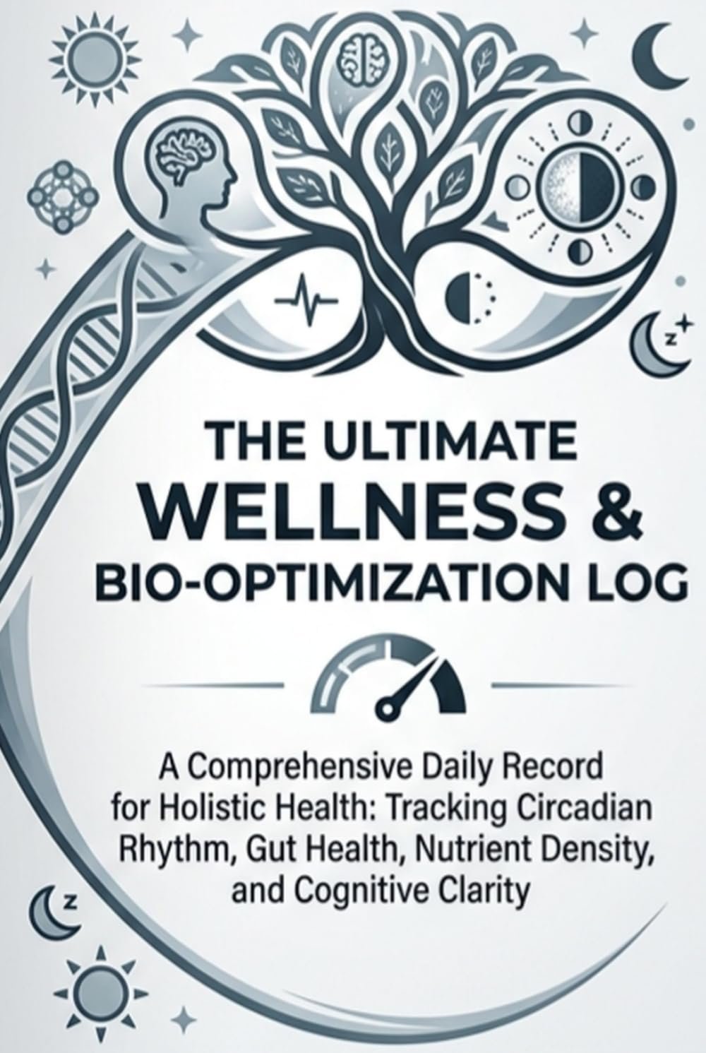 The Ultimate Wellness & Bio-Optimization Log: A Daily Holistic Health Tracker for Circadian Rhythm, Gut Health, Sleep Architecture, and Vitality