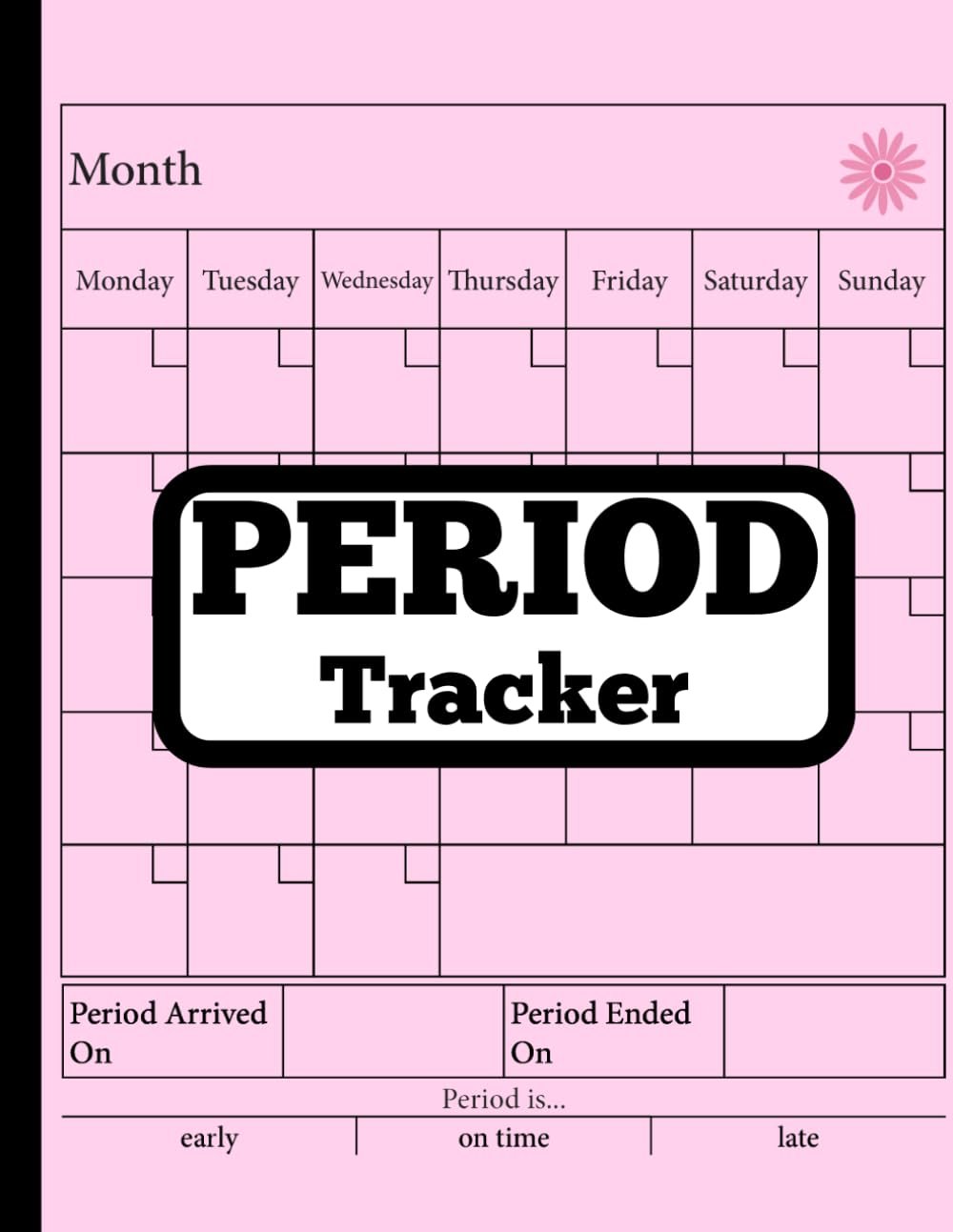 Period Tracker: Menstrual Cycle Journal for Women & Young Girls – Comprehensive Monthly Tracking – 8.5×11, 110 Pages