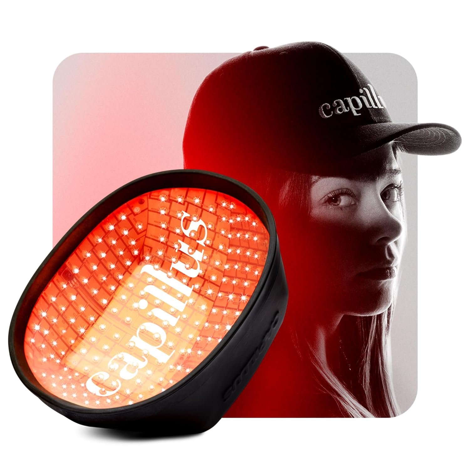 Capillus PRO Laser Hair Cap – Red Light Cap For Hair Regrowth, Red Light Hat, 272 Laser Hair Growth Cap – FDA Cleared Red Light Therapy, Low Level Laser Therapy – 6 Min Treatment, Size S