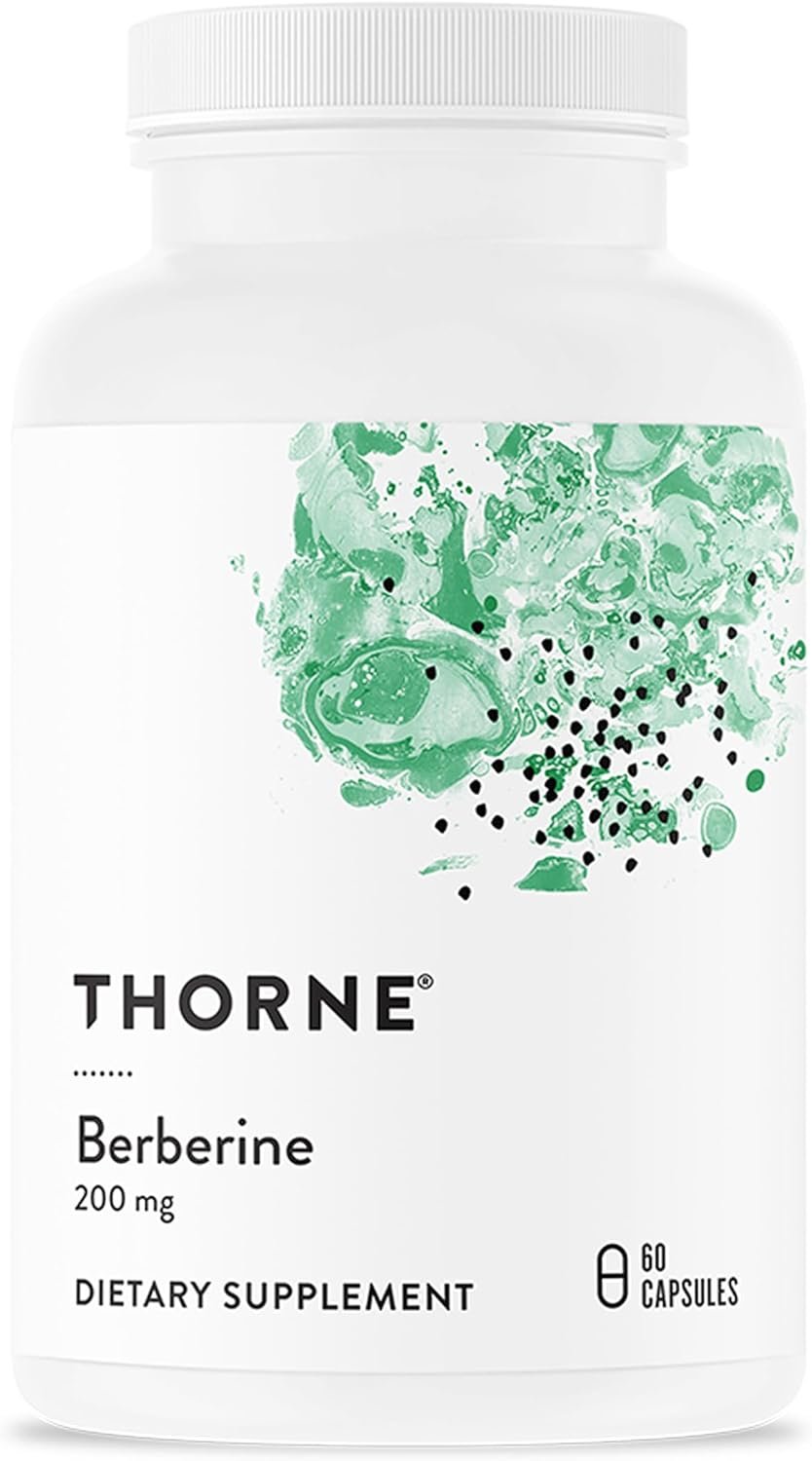 THORNE – Berberine – 200 mg (Formerly Berbercap) – Supports Heart Function, Immune System and Gut Health* – 60 Capsules