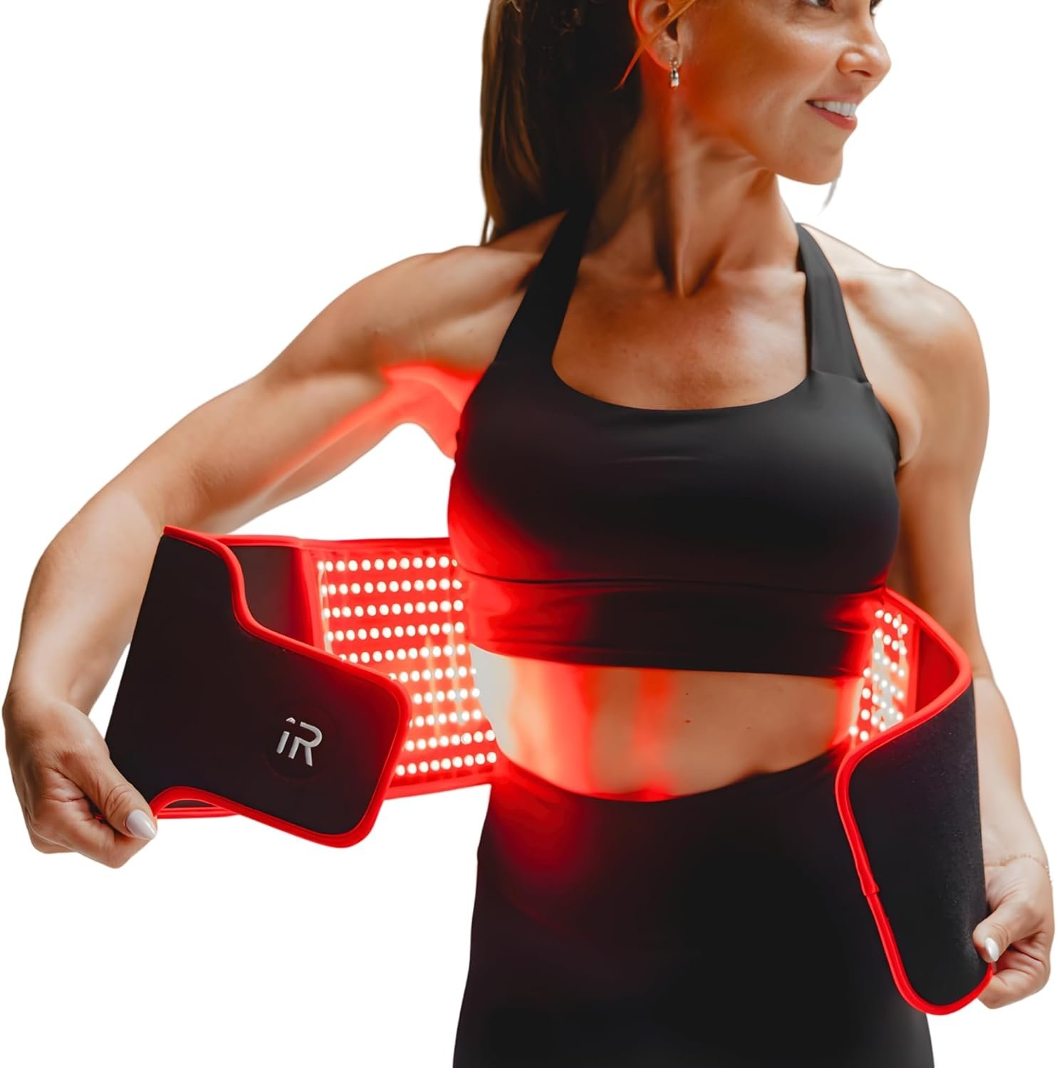 iRestore Red Light Therapy Belt for Back Pain and Shoulder Support – Infrared Red Light Therapy for Body with 3 Wavelengths, Wireless LED Belt for Waist, Stomach, Back, Knee, Wellness & Recovery