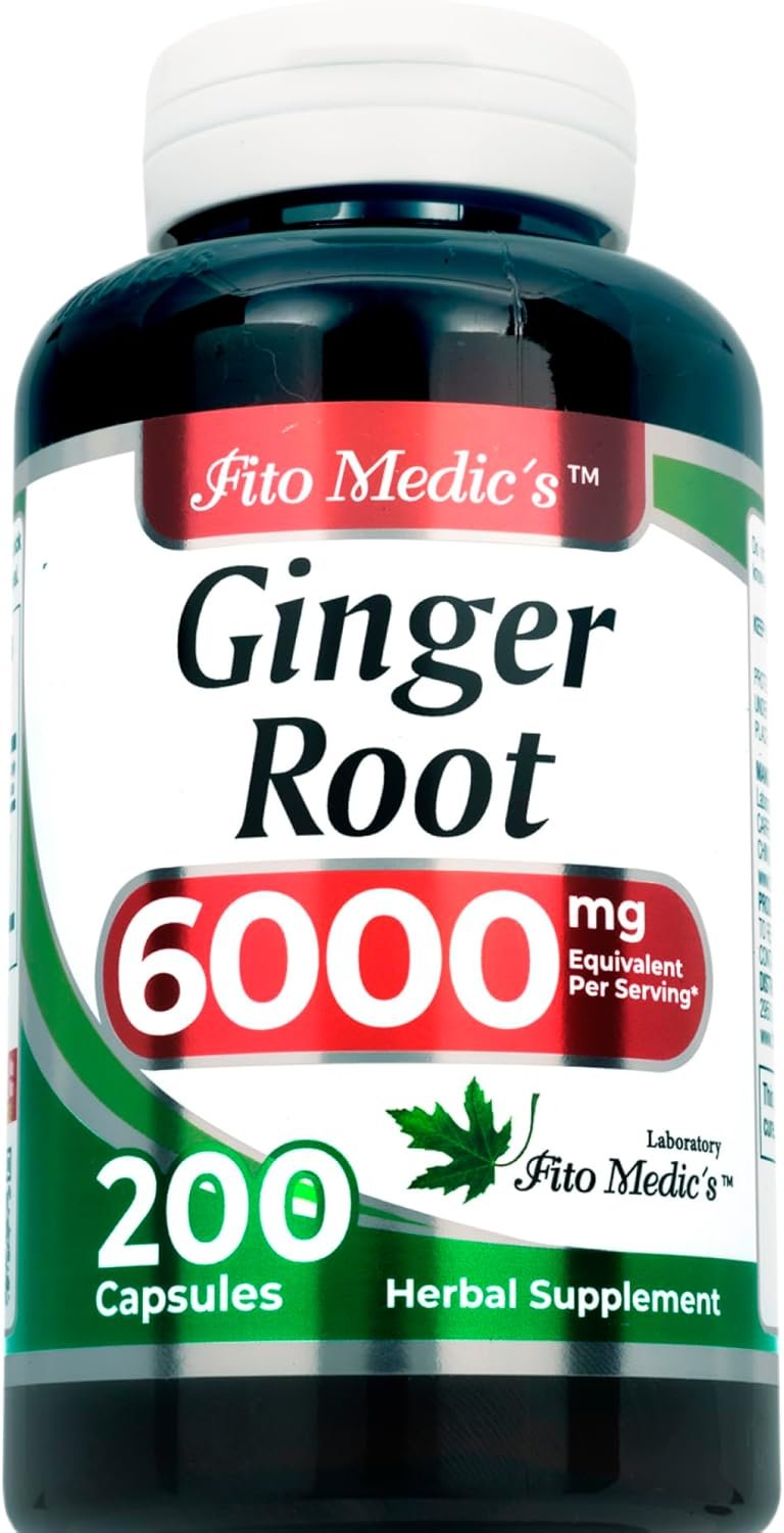 FITO MEDIC’S Lab | Ginger Root Capsules | 200 Capsules