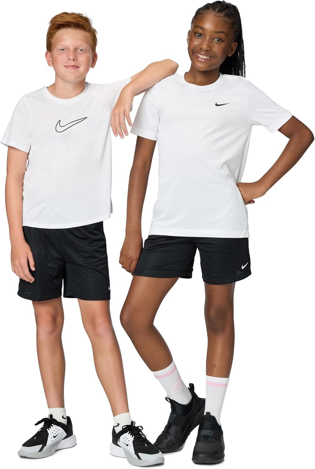 Nike Unisex Big Kids’ Multi Dri-FIT Mesh Shorts – Boys and Girls