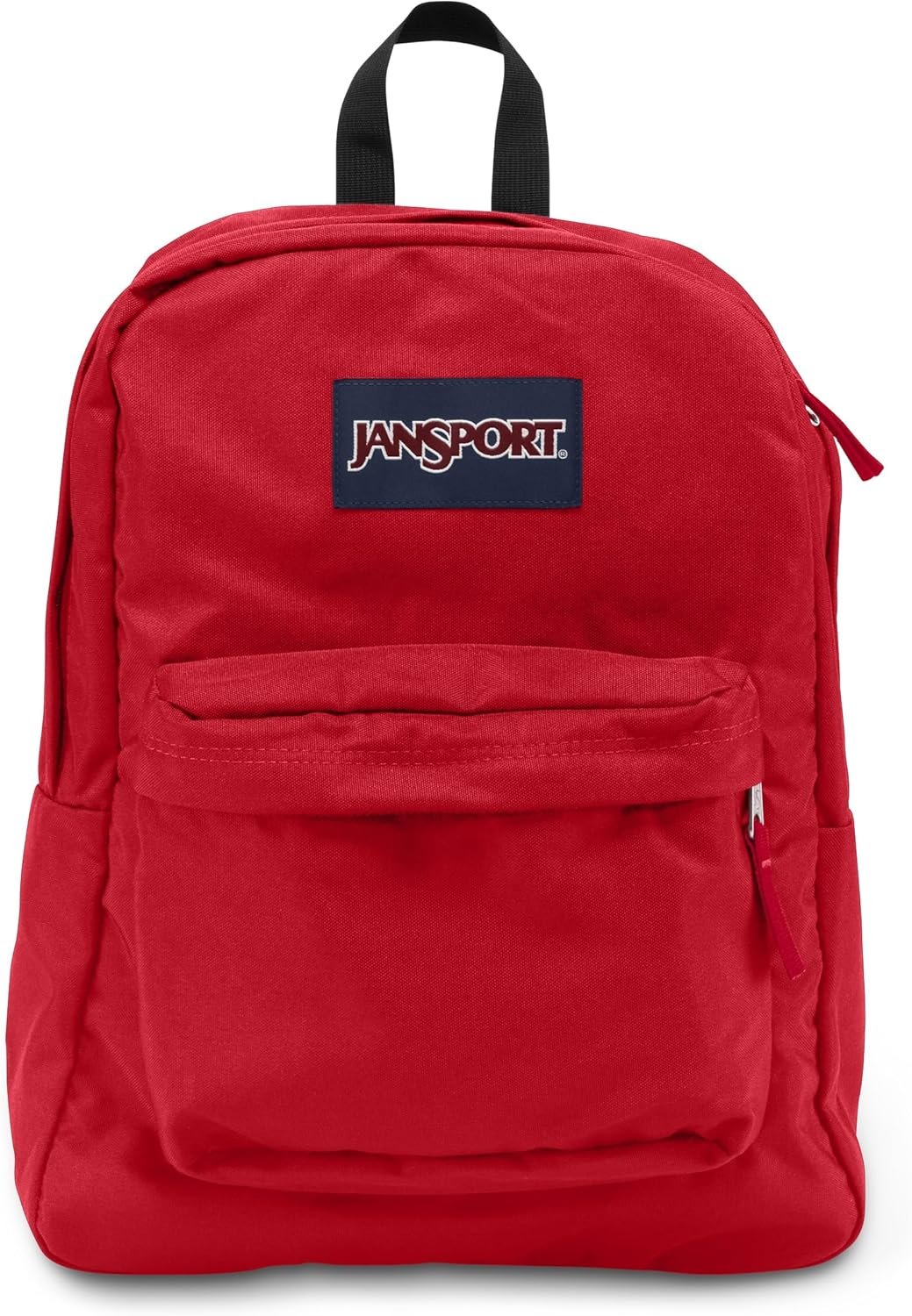 JanSport SuperBreak One Backpacks – Durable, Lightweight Bookbag with 1 Main Compartment, Front Utility Pocket with Built-in Organizer – Premium Backpack, Red Tape