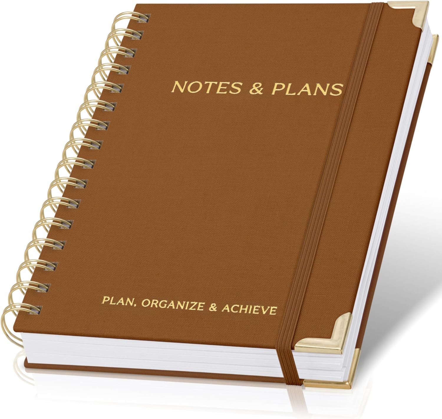 ZICOTO Aesthetic Daily Planner And Notebook With Hourly Schedule – Aesthetic Spiral To do List Notepad For Work/Home to Organize Tasks And Appointments – Stylish School/Office Supplies Book For Women