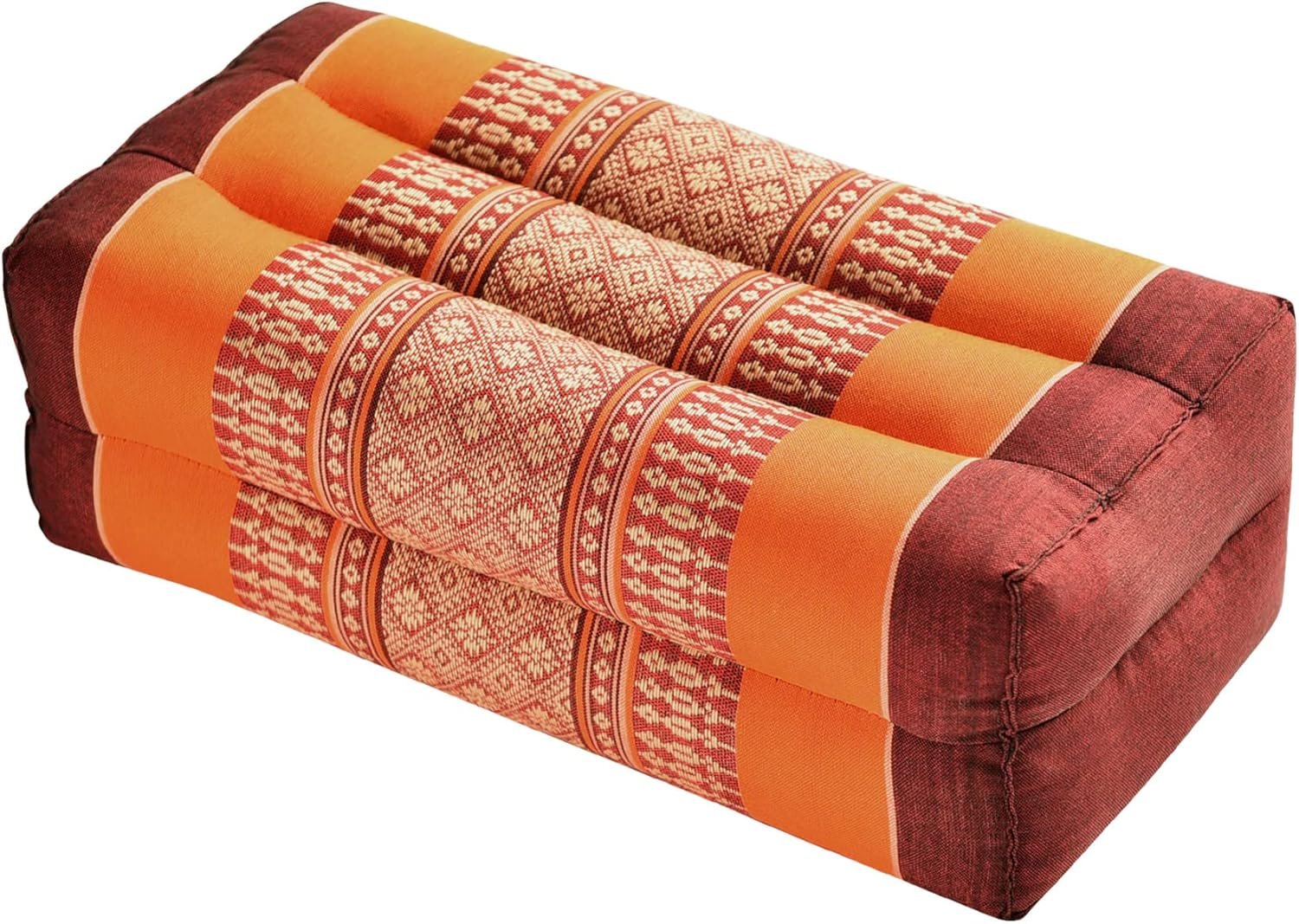 Zafuko Yoga & Meditation Cushion – Organic Water-Resistant Kapok Filling, Meditation Cushion, Soft Yoga Prop