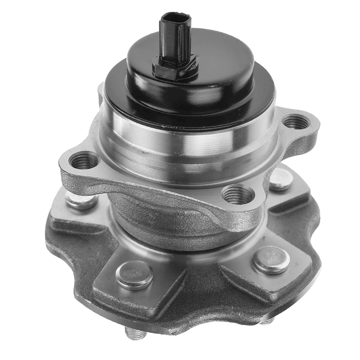 Detroit Axle – Rear Wheel Bearing and Hub Assembly for 2014-2019 Toyota Highlander, 2010-2019 Lexus RX350, 2018-2019 RX350L, 2010-2015 RX450h FWD 5 Lugs w/ABS