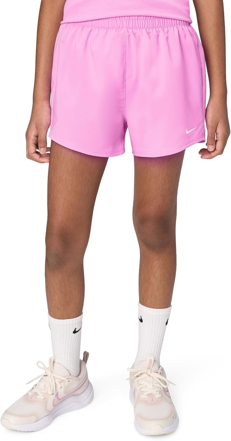 Nike Girls’ One Dri-FIT High-Waisted Woven Training Shorts